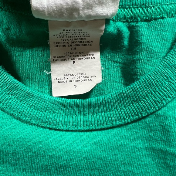 VTG CHAMPION Men’s Small Crewneck Logo Green T-Shirt Excellent Condition 80s VTG - Picture 9 of 9